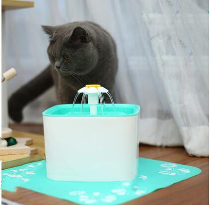 Automatic Pet Water Fountain for Cats & Dogs – 2.5L Self-Filtering Dispenser