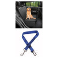 Dog Car Seat Cover Hammock with Mesh Window & Side Pockets