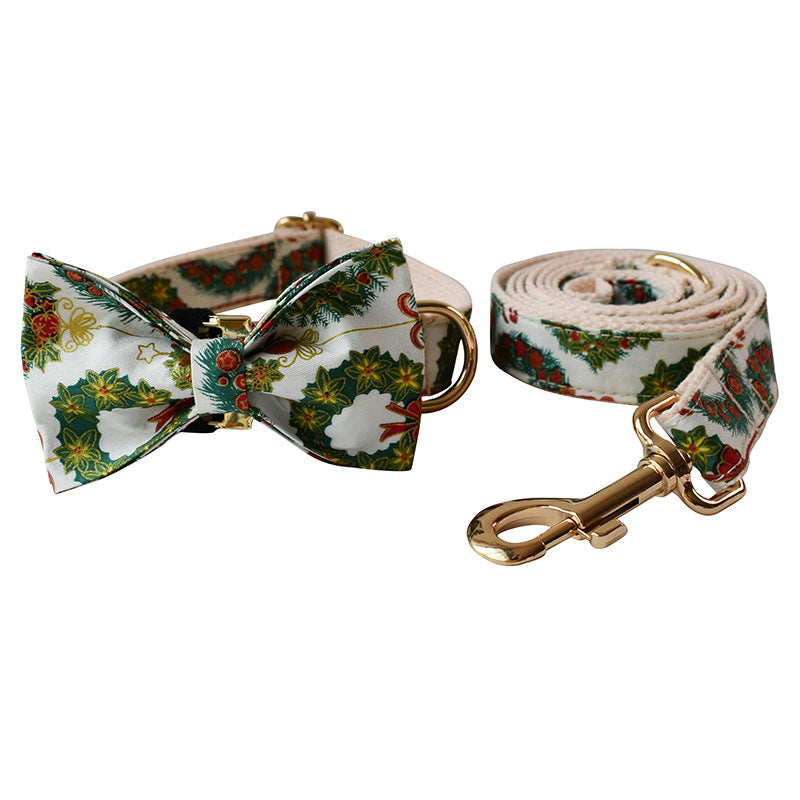 Butterfly Knot Metal Buckle Pet Collar Products