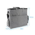 Portable Pet Travel Bag – 17L, Oxford Cloth, Dog Food & Outing Essentials