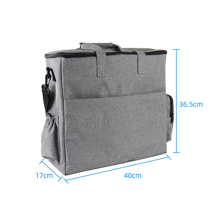 Portable Pet Travel Bag – 17L, Oxford Cloth, Dog Food & Outing Essentials