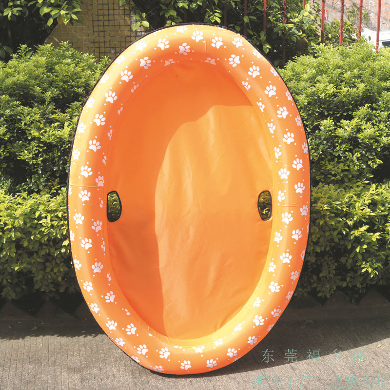 Inflatable Pet Float Mat for Dogs & Cats – PVC Pool & Beach Raft