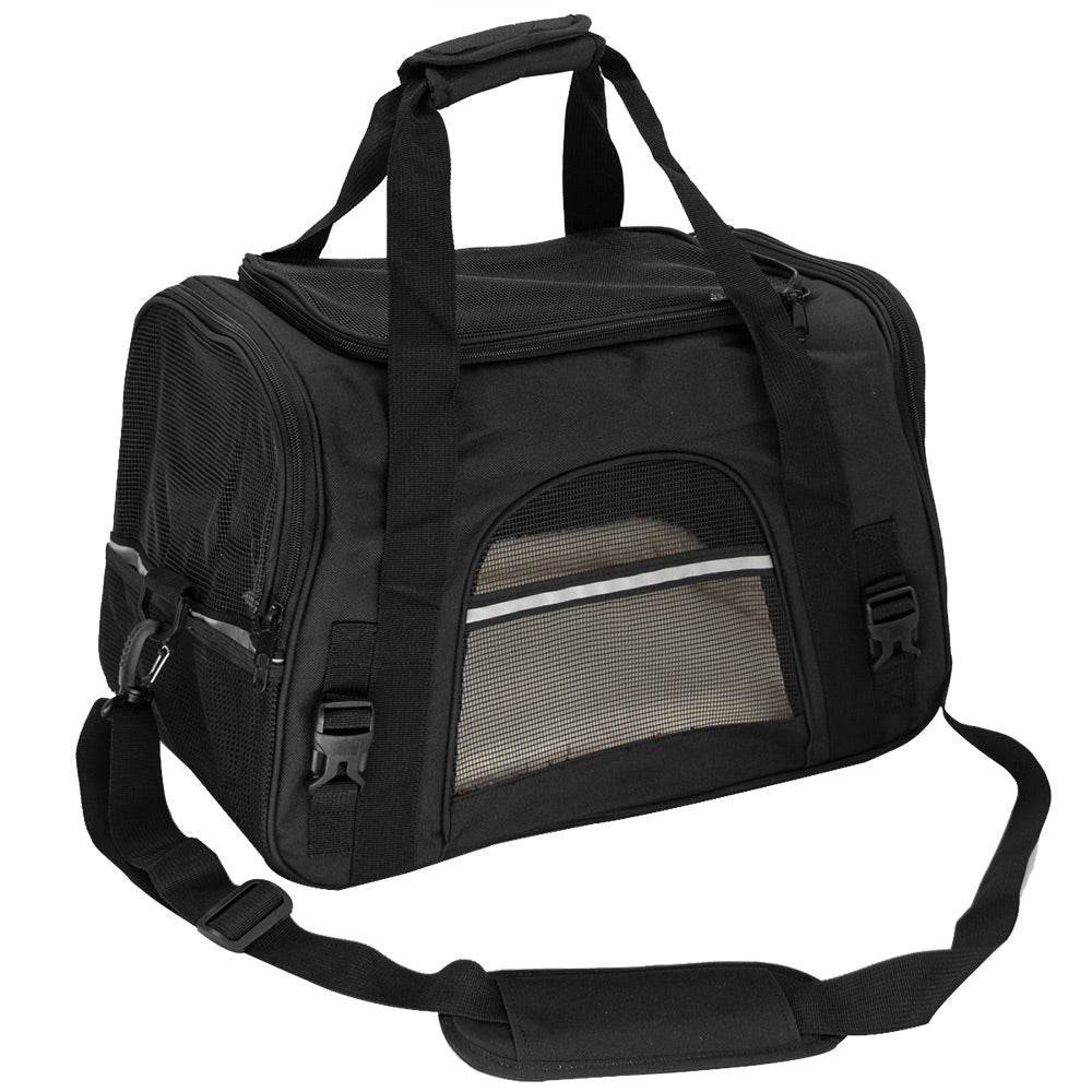Portable Breathable Pet Carrier Bag – Foldable Travel Tote for Cats & Dogs