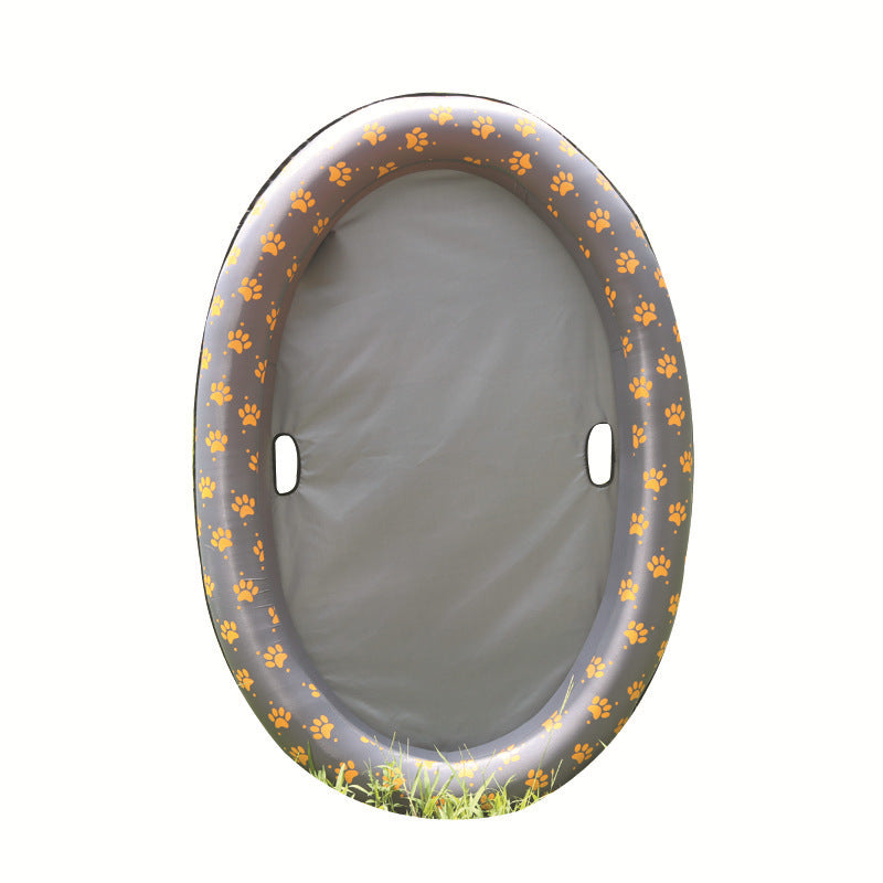 Inflatable Pet Float Mat for Dogs & Cats – PVC Pool & Beach Raft