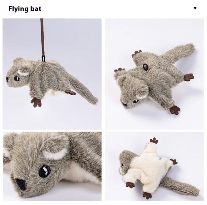 Flapping Bird Cat Toy — USB Rechargeable, Realistic Flapping Wings, 4 Styles
