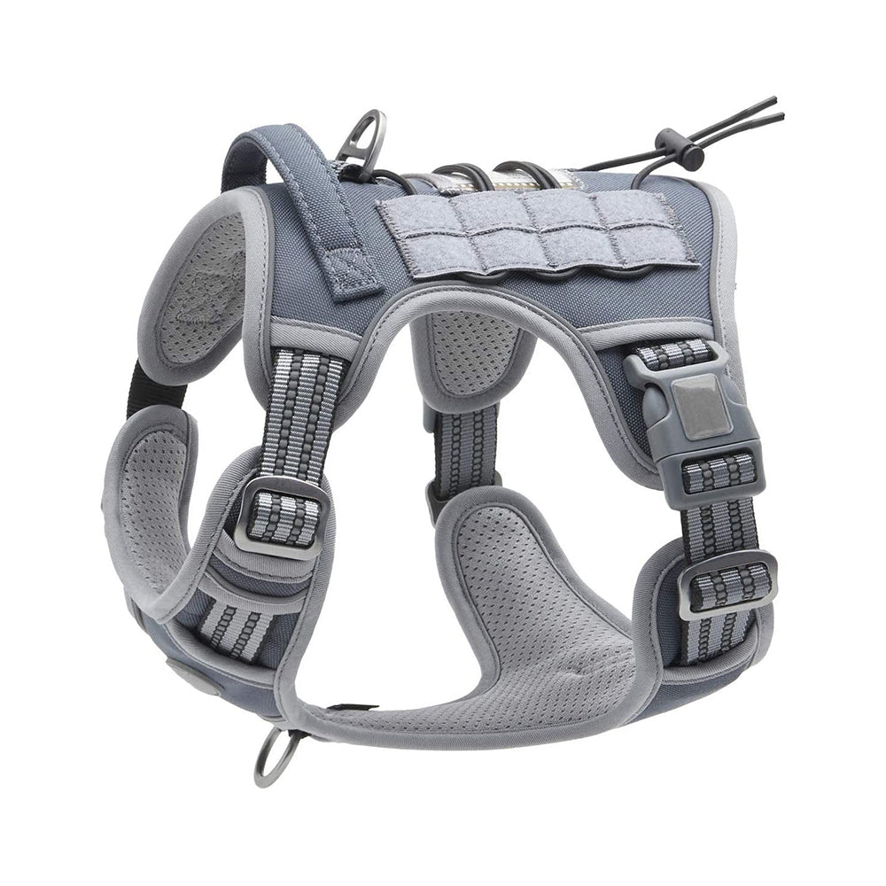Reflective Dog Harness for Outdoor Training – Nylon, 10 Colors & 4 Sizes