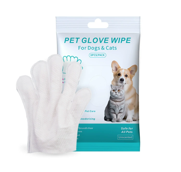 Pet Cleaning Gloves & Wipes — Disposable Grooming Essentials for Dogs & Cats (9 Types)