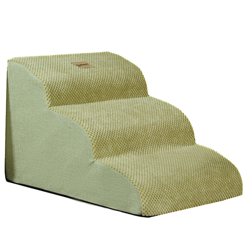 Folding Pet Dog Ramp Stairs — Non-Slip, Washable Cover, 2–4 Sections (3 Configurations)