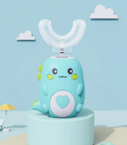 Kids Electric Toothbrush with Food-Grade Silicone Head
