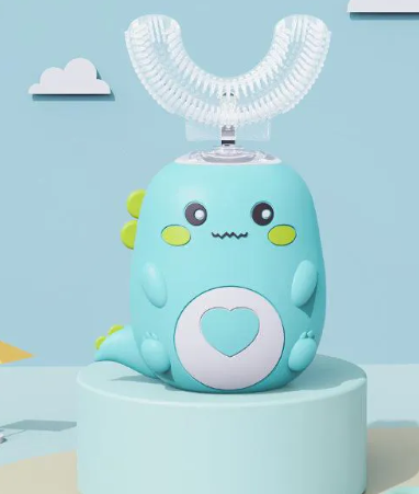 Kids Electric Toothbrush with Food-Grade Silicone Head