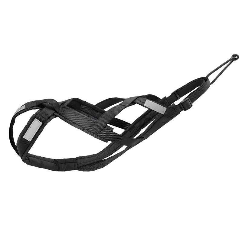 Outdoor Dog Sled Chest Harness — Durable Nylon, 3 Colors, Sizes M–3XL