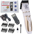 Rechargeable Pet Hair Clipper with Ceramic Blade — Cordless, Quiet, for Dogs & Cats (EU/US)