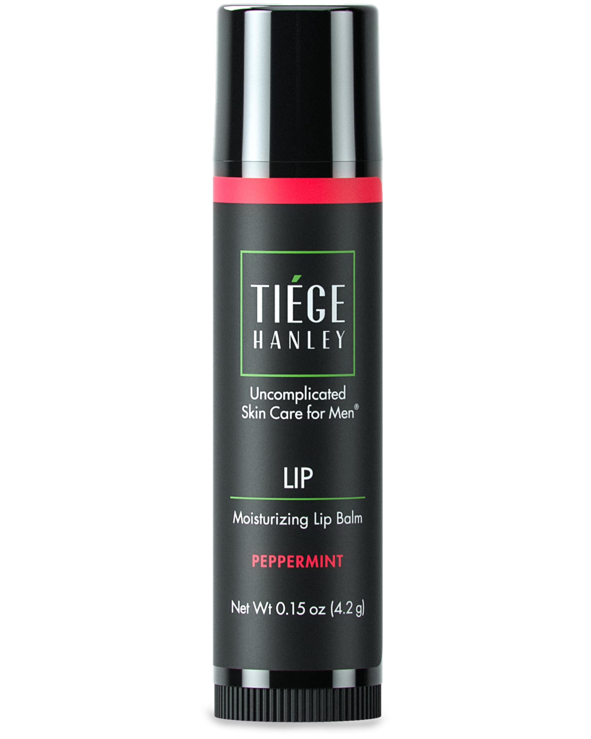 Tiege Hanley Hydrating Lip Balm Peppermint - Moisturizing Lip Care Treatment Products for Dry & Cracked Lips - Hidratante de Labios