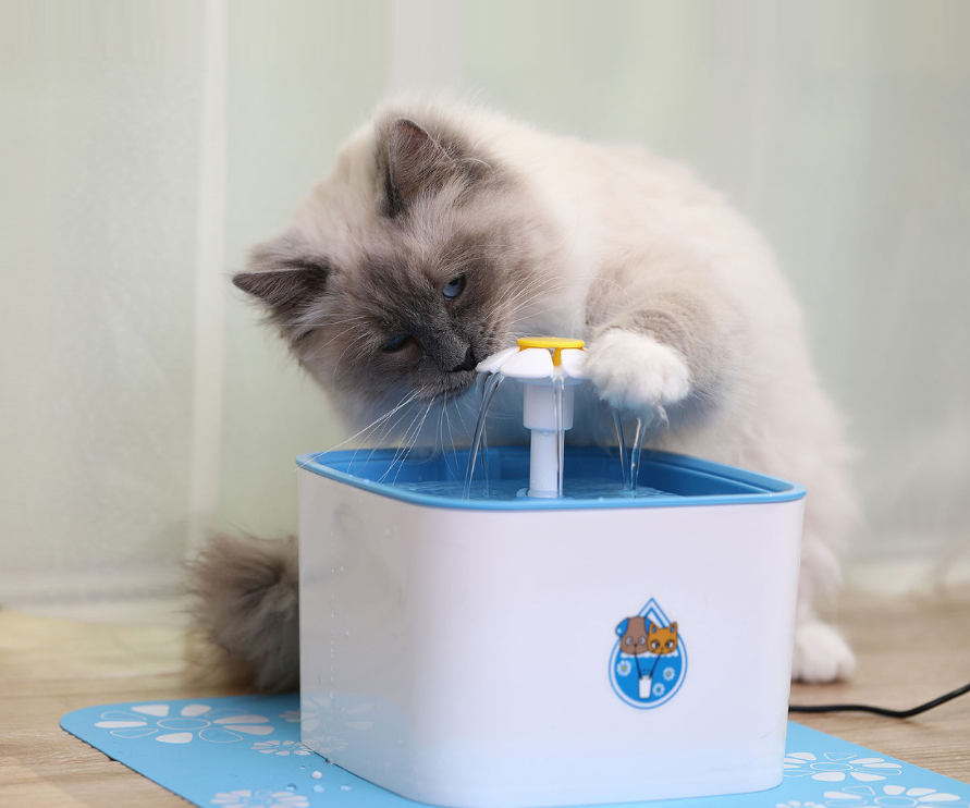 Automatic Pet Water Fountain for Cats & Dogs – 2.5L Self-Filtering Dispenser