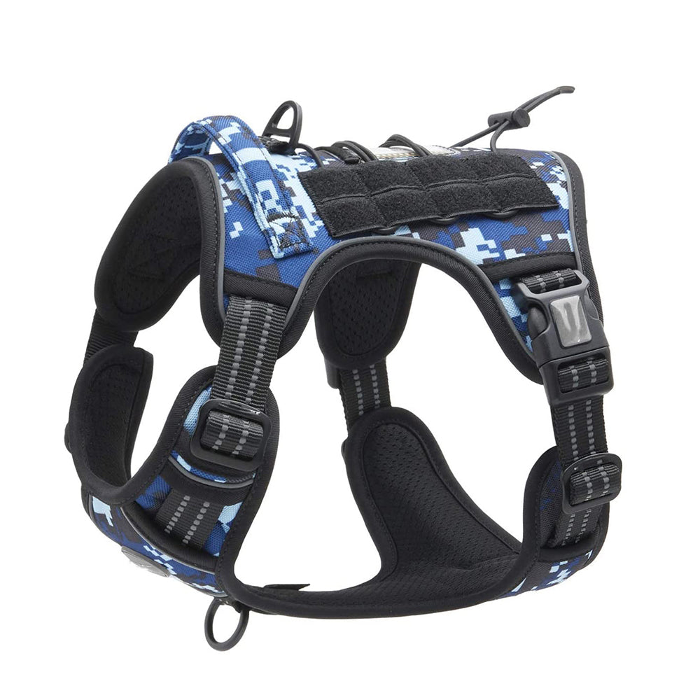 Reflective Dog Harness for Outdoor Training – Nylon, 10 Colors & 4 Sizes