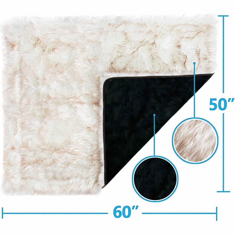 Waterproof Sherpa Fleece Dog Blanket — Dual-Sided, Furniture Protector, 2 Colors & 2 Sizes