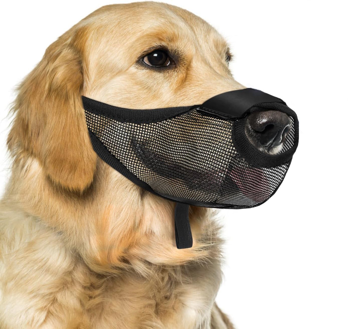 Breathable Mesh Dog Muzzle – Anti-Bite, Anti-Bark, Adjustable Fit