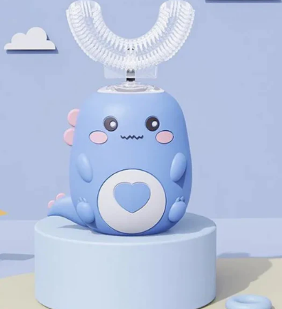 Kids Electric Toothbrush with Food-Grade Silicone Head