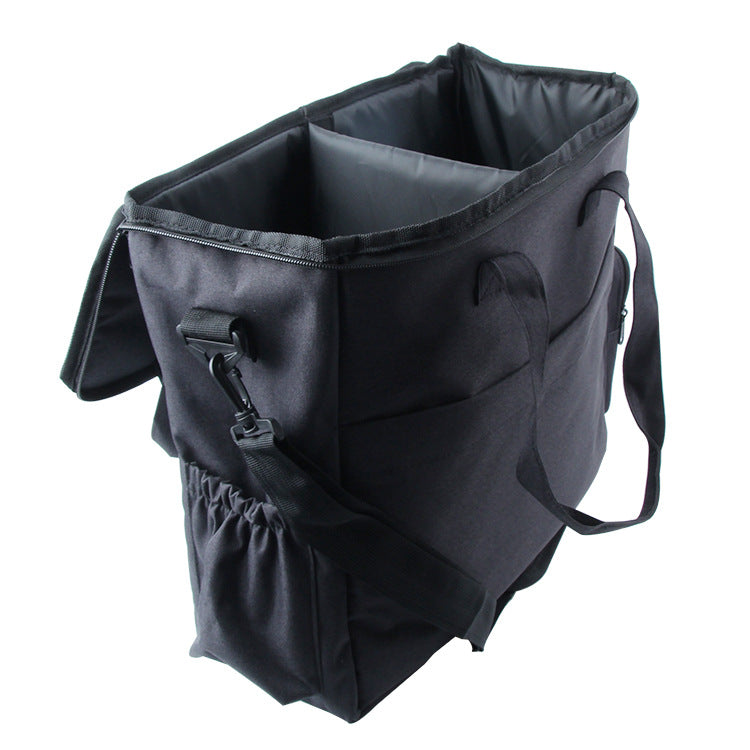Portable Pet Travel Bag – 17L, Oxford Cloth, Dog Food & Outing Essentials