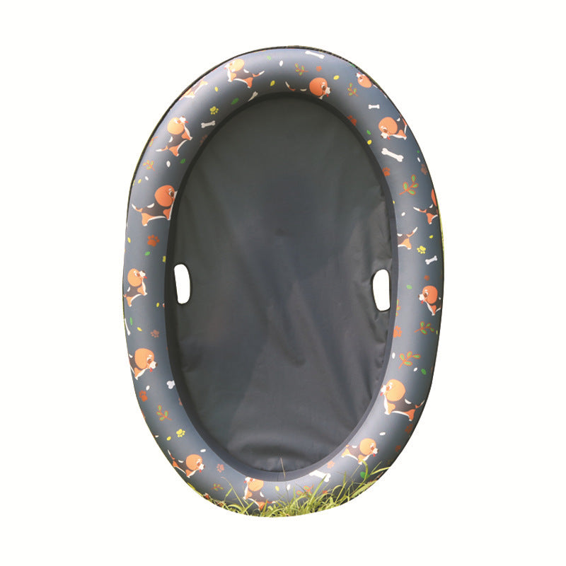 Inflatable Pet Float Mat for Dogs & Cats – PVC Pool & Beach Raft
