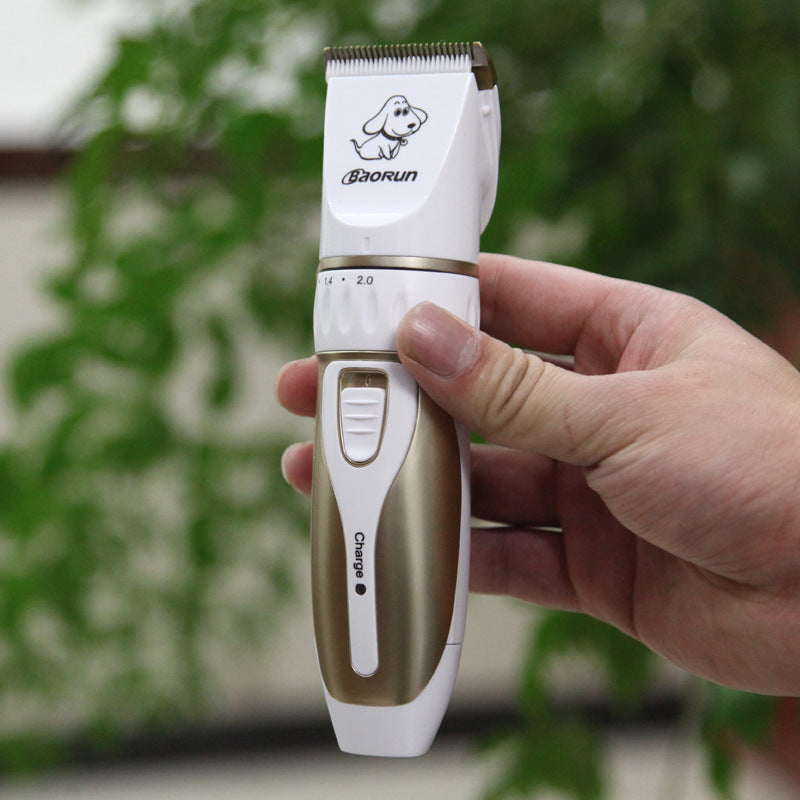 Rechargeable Pet Hair Clipper with Ceramic Blade — Cordless, Quiet, for Dogs & Cats (EU/US)