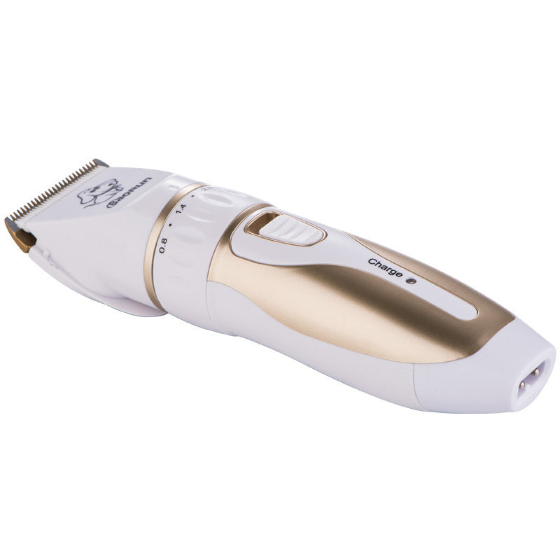 Rechargeable Pet Hair Clipper with Ceramic Blade — Cordless, Quiet, for Dogs & Cats (EU/US)
