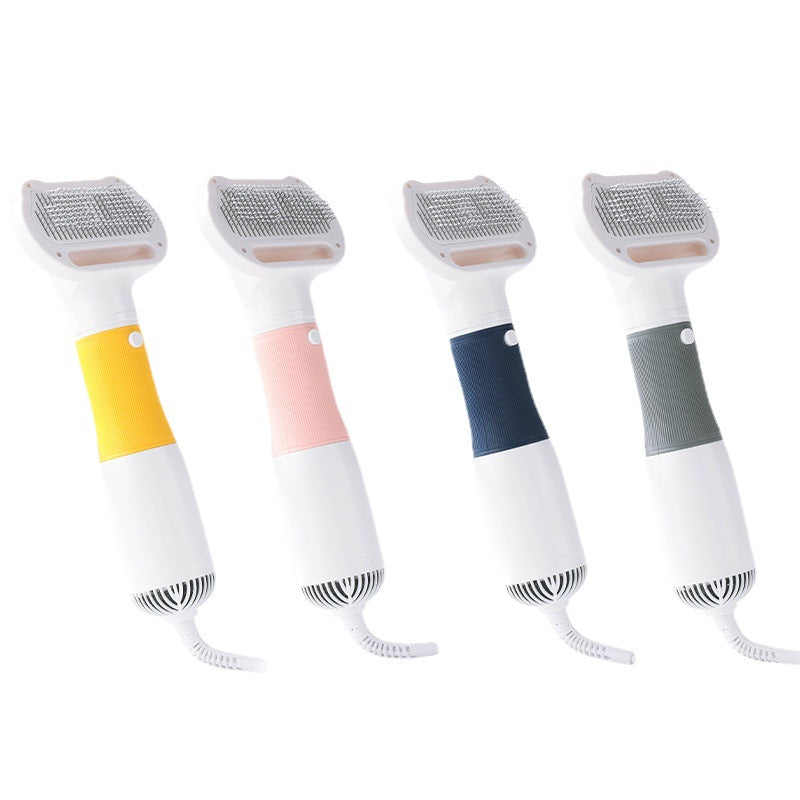 Pet Grooming Blow Dryer with High Power De-Shedding Brush