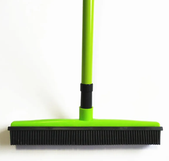 Pet Hair Removal Broom Mop — Multi-Surface, Washable Head, 7 Colors