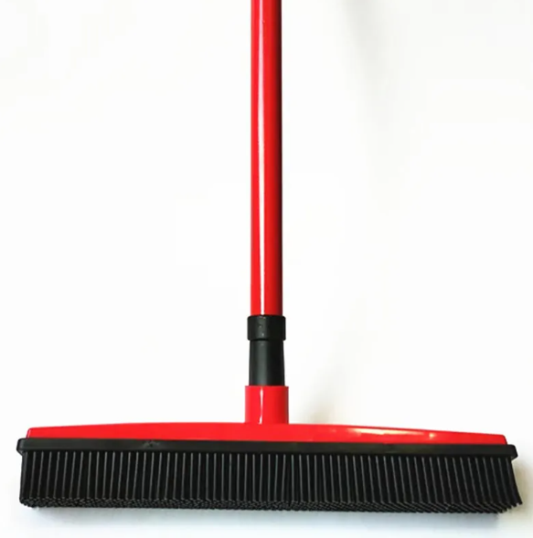 Pet Hair Removal Broom Mop — Multi-Surface, Washable Head, 7 Colors