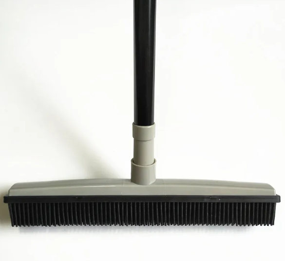 Pet Hair Removal Broom Mop — Multi-Surface, Washable Head, 7 Colors