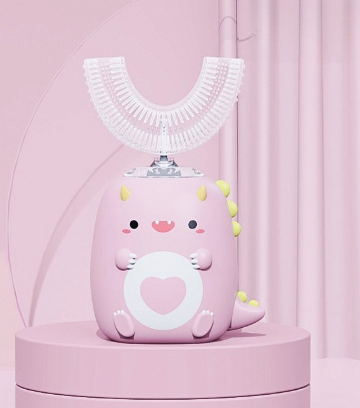 Kids Electric Toothbrush with Food-Grade Silicone Head