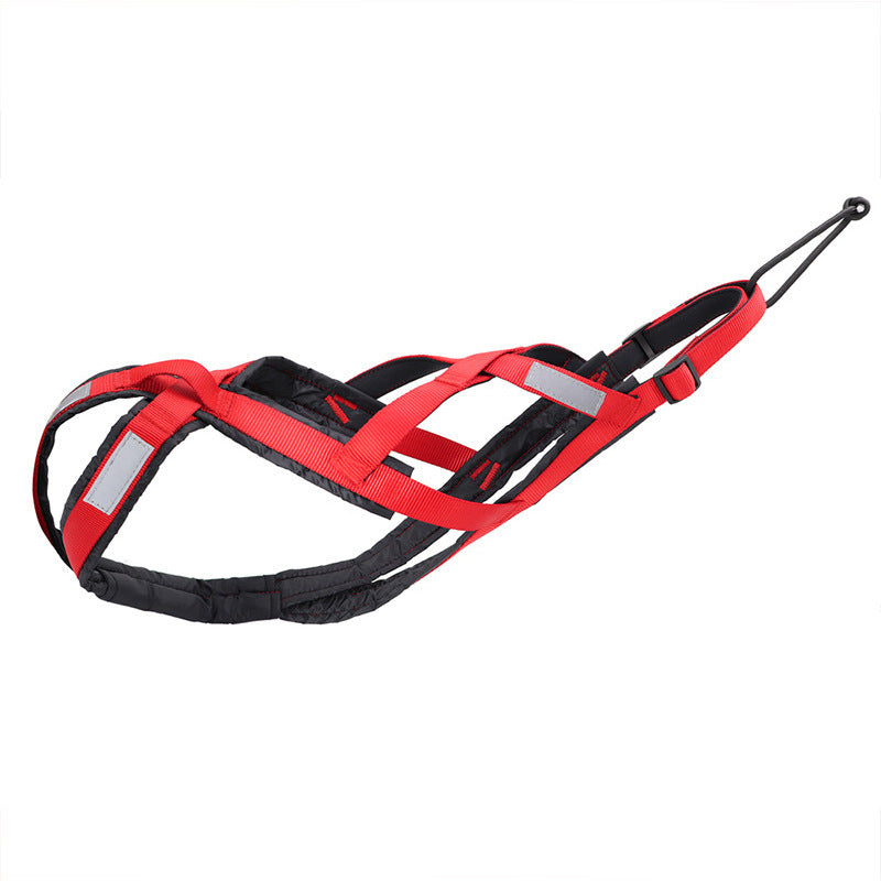 Outdoor Dog Sled Chest Harness — Durable Nylon, 3 Colors, Sizes M–3XL