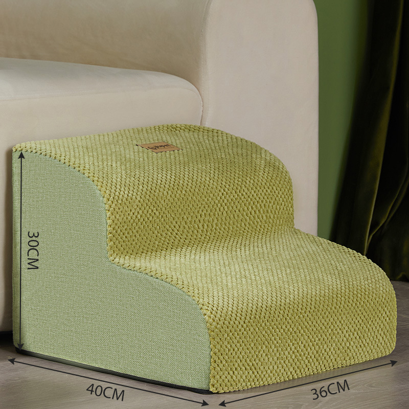 Folding Pet Dog Ramp Stairs — Non-Slip, Washable Cover, 2–4 Sections (3 Configurations)