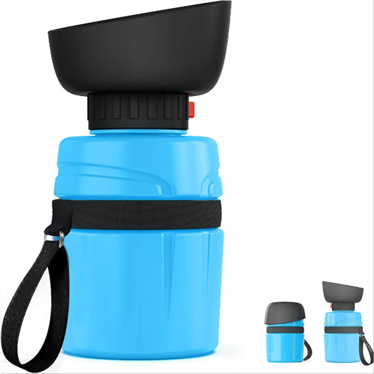 Portable Dog Water Bottle — Leak-Proof, BPA-Free, 520ml & 600ml (3 Colors)