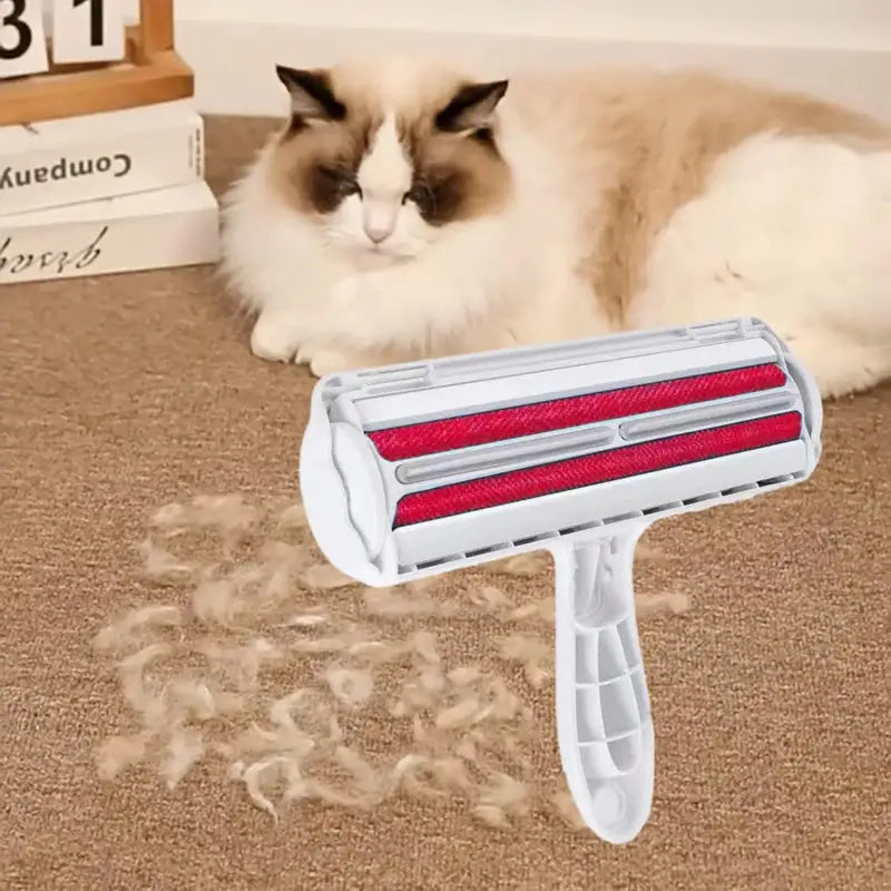 Reusable Pet Hair Remover Lint Roller – Washable & Self-Cleaning for Furniture, Carpet & Clothing