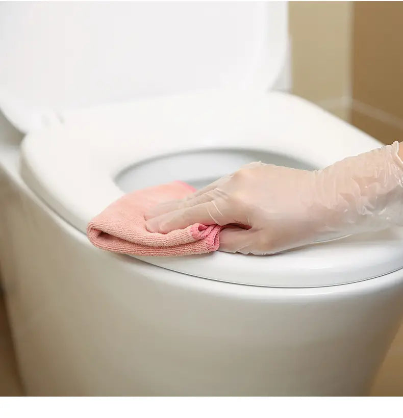 FaSoLa 100pcs Disposable PVC Gloves for Food & Kitchen