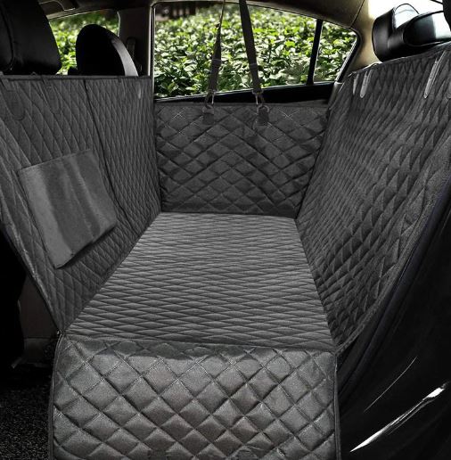 Waterproof Dog Car Seat Cover — Anti-Slip, Mesh Window, Fits Most Vehicles (8 Styles)